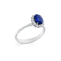 Ring Roman Gioielli Woman PRINCIPESSA in White Gold Zaffiro 0.88 Ct AN.ZAF-J-3 - AN.ZAF-J-3